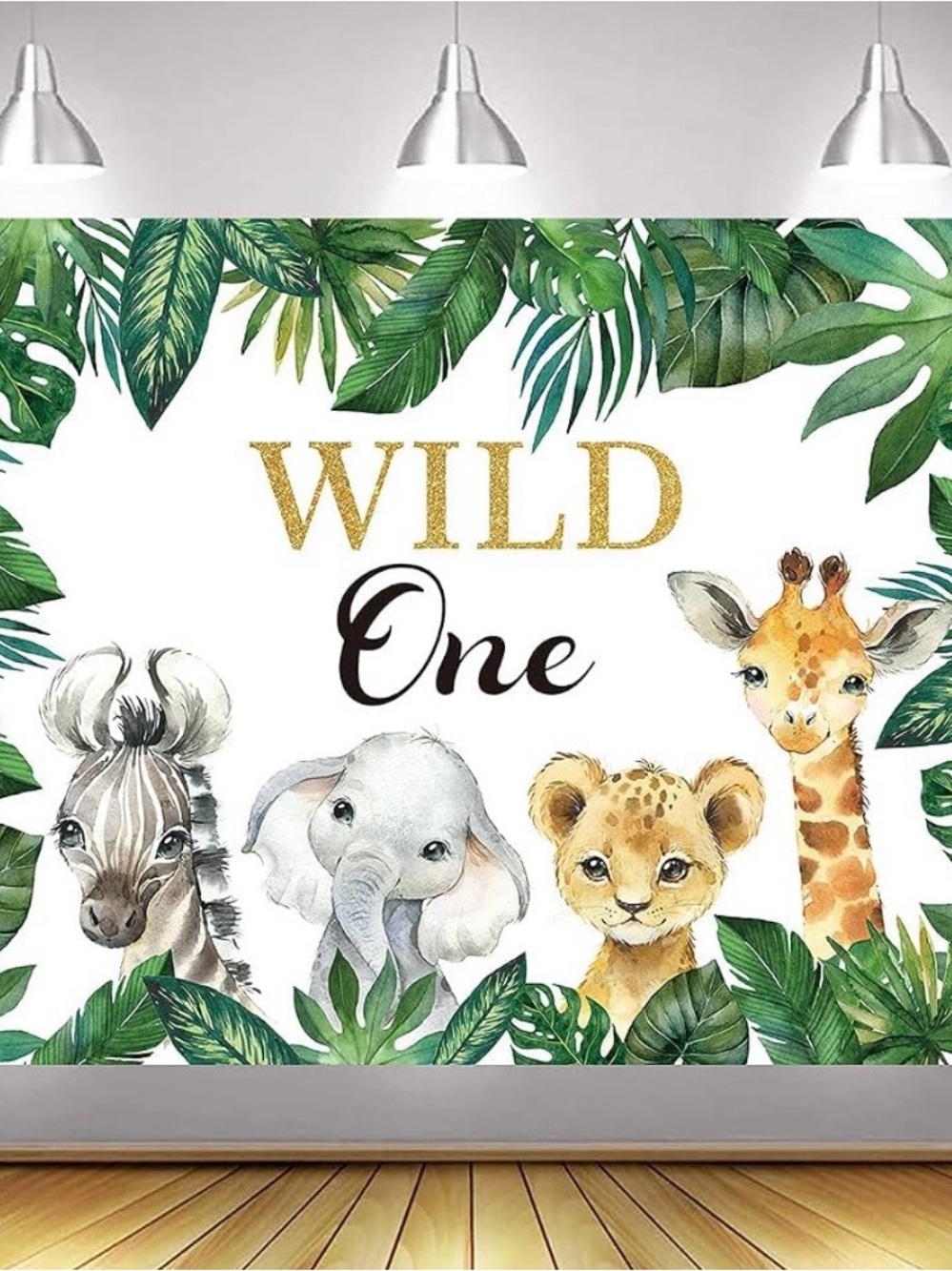 Wild One Jungle Safari Backdrop